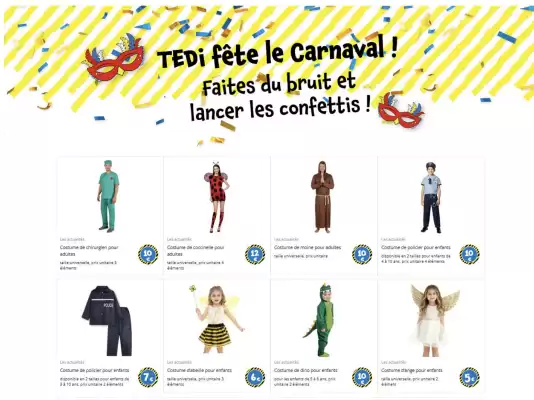 Catalogue TEDi (valable jusqu'au 1-03)