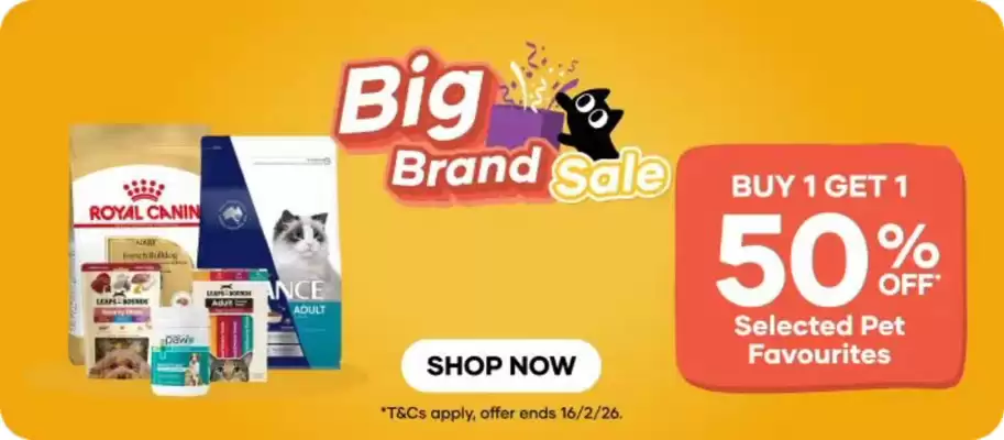 Petbarn catalogue (valid until 16-02)