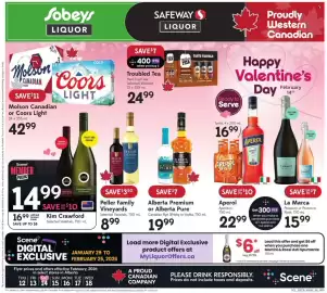 Sobeys Liquor flyer week 7 Page 1