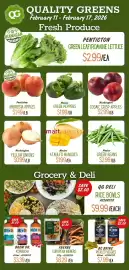 Quality Greens flyer week 7 Page 1