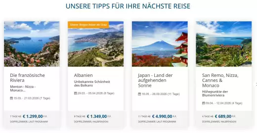 Gruber Reisen Flugblatt woche 7 Seite 1