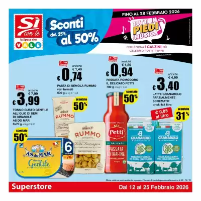 Volantino Sì con te Superstore (valido fino al 25-02)