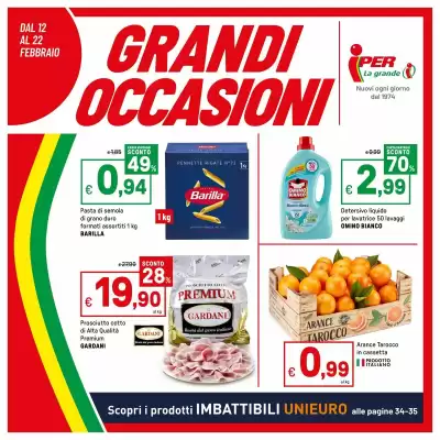 Volantino Iper La Grande