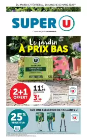 Catalogue Super U | Le jardin à prix bas page 1