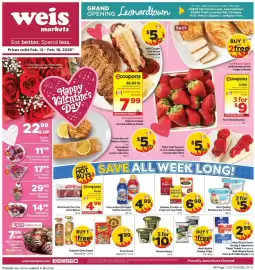Weis Markets weekly ad week 7 Page 1