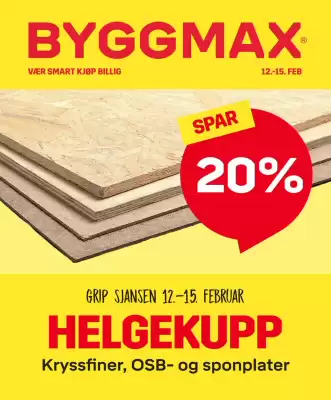 Byggmax kundeavis (gyldig til 16-02)