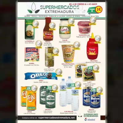 Folleto Supermercados Extremadura (válido hasta el 11-03)