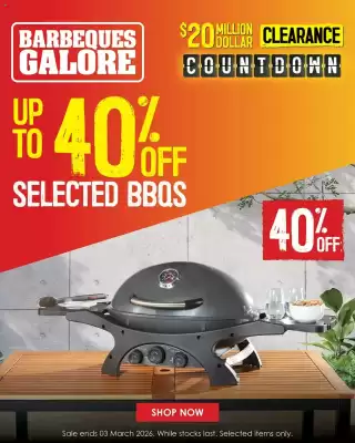 Barbeques Galore catalogue (valid until 3-03)