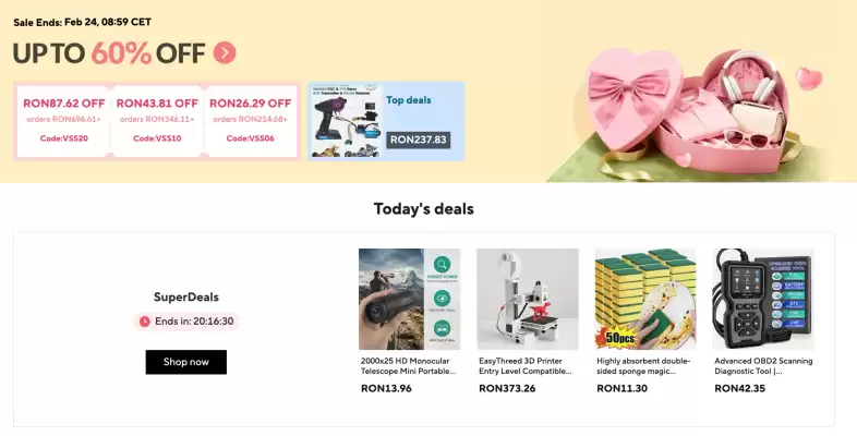 Catalog AliExpress (valid până la 24-02)