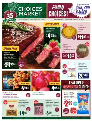 Choices Market flyer (valid until 18-02)