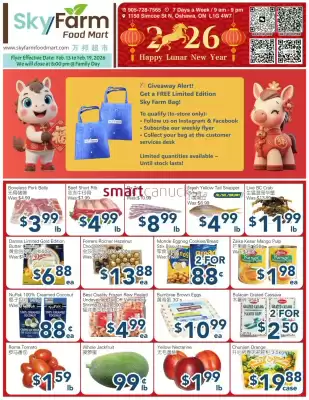 SkyFarm Food Mart flyer (valid until 19-02)