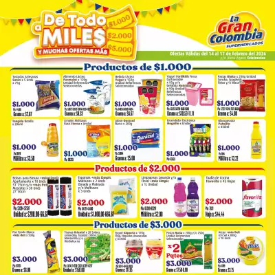 Catálogo La Gran Colombia (válido hasta 17-02)