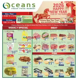 Oceans Fresh Food Market flyer week 7 Page 1