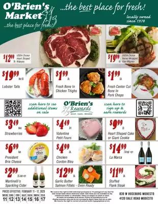 O'briens Market weekly ad (valid until 17-02)