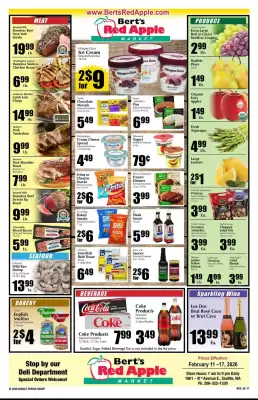 Bert's Red Apple weekly ad (valid until 17-02)