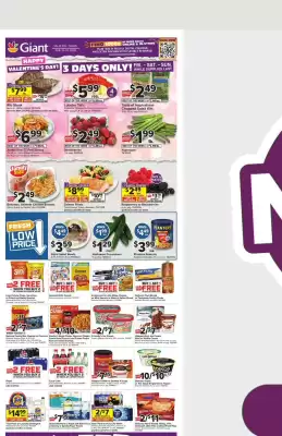 Giant Food weekly ad (valid until 19-02)