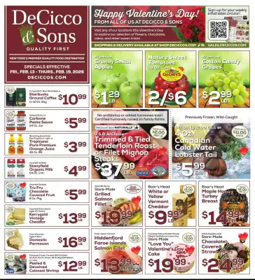 DeCicco & Sons weekly ad (valid until 19-02)