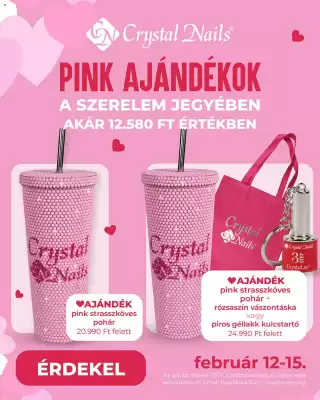 Crystal Nails akciós újság (érvényes eddig: 15-02)
