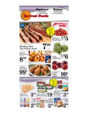 Harvest Foods weekly ad (valid until 17-02)
