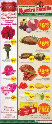 Supermercado Nuestra Familia weekly ad (valid until 14-02)