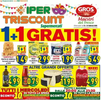 Volantino Iper Triscount (valido fino al 24-02)