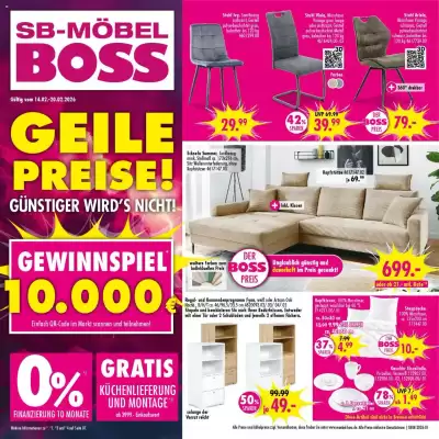 Möbel Boss Prospekt (gültig bis 20-02)