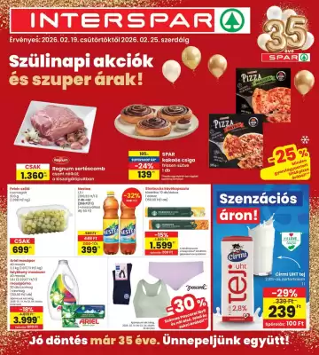 Interspar akciós újság (érvényes eddig: 25-02)