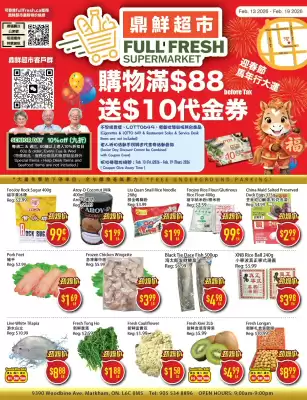 Full Fresh Supermarket flyer (valid until 19-02)