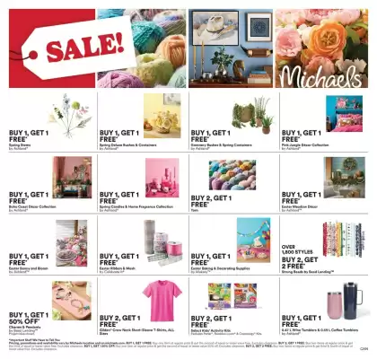 Michaels flyer (valid until 19-02)