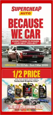 SuperCheap Auto catalogue (valid until 1-03)