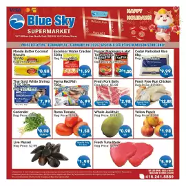 Blue Sky Supermarket flyer week 7 Page 1