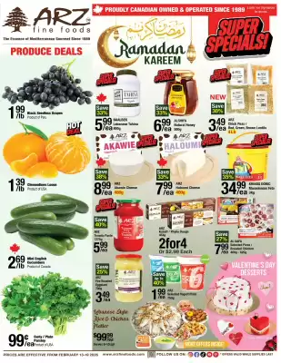Arz Fine Foods flyer (valid until 19-02)