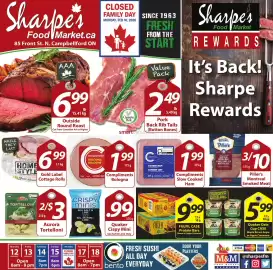 Sharpe's Food Market flyer week 7 Page 1
