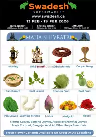 Swadesh Supermarket flyer week 7 Page 1