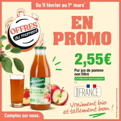 Catalogue Les Comptoirs de la Bio (valable jusqu'au 1-03)