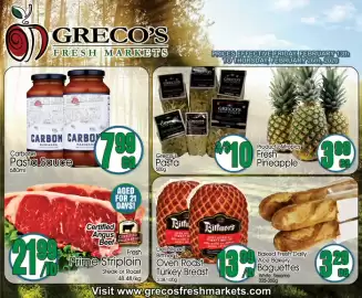 Greco's Fresh Market flyer Page 1