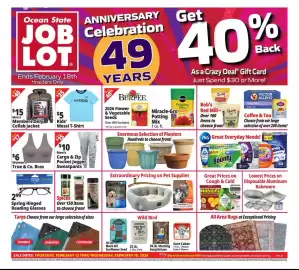 Ocean State Job Lot flyer week 7 Page 1