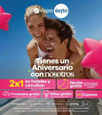 Catálogo Viajes Éxito (válido hasta 30-06)