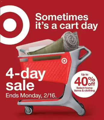 Target weekly ad (valid until 22-02)