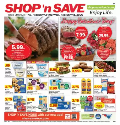 Shop 'n Save weekly ad (valid until 18-02)