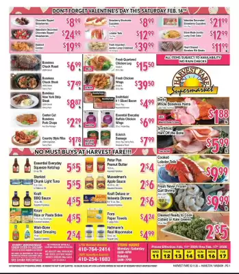 Harvest Fare Supermarket weekly ad (valid until 17-02)