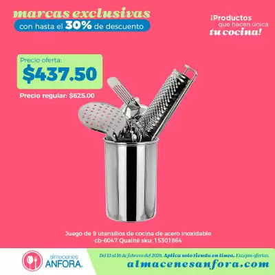 Catálogo Almacenes Anfora (válido hasta 16-02)