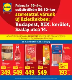 Lidl akciós újság Oldal 1