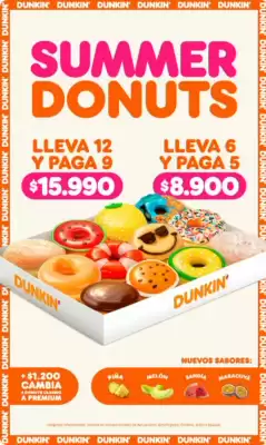 Catálogo Dunkin Donuts (válido hasta 28-02)