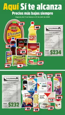 Folleto Bodega Aurrerá (válido hasta 20-02)