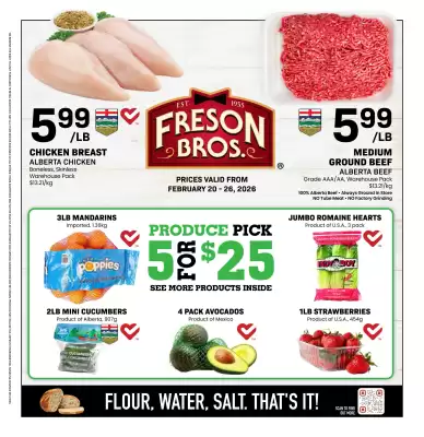 Freson Bros flyer (valid until 26-02)