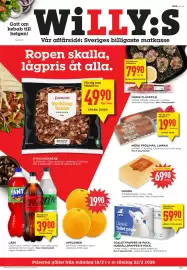Willys reklamblad vecka 8 Sida 1