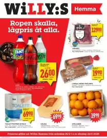 Willys Hemma reklamblad vecka 8 Sida 1