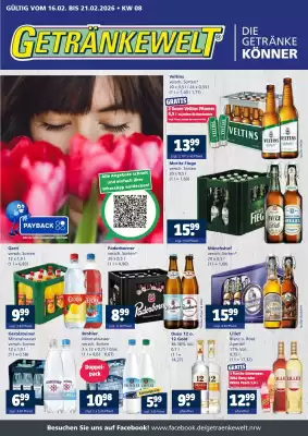 Getränkewelt Prospekt (gültig bis 21-02)
