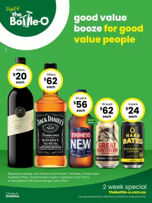 The Bottle O catalogue